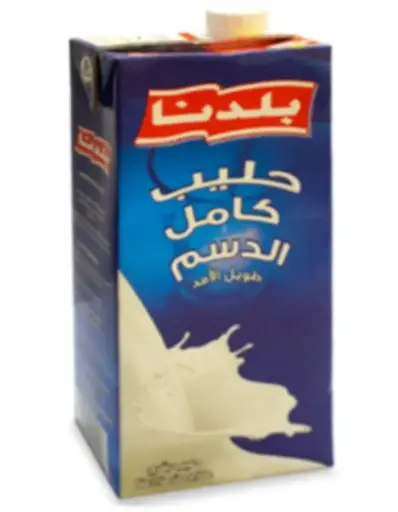 حليب بلدنا 1 لتر كامل الدسم